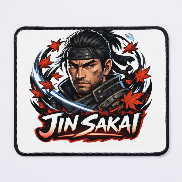 Item preview, Jin Sakai - Ghost of Tsushima designed and sold by PixelArtPeel.