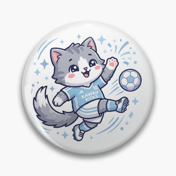 Item preview, Kawaii Chibi Cat Soccer Player designed and sold by  Cat Lady.