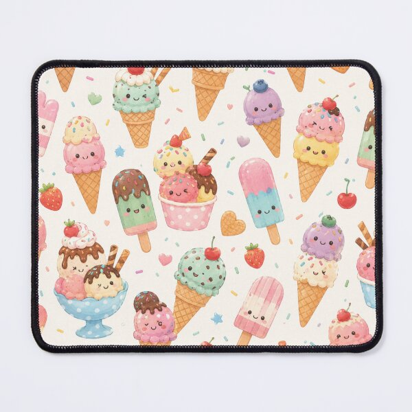 Item preview, Cute Kawaii Ice Cream Pattern designed and sold by 0606PM.