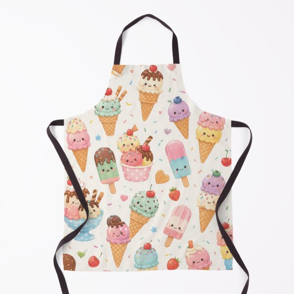Item preview, Cute Kawaii Ice Cream Pattern designed and sold by 0606PM.
