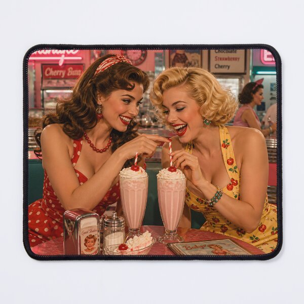 Item preview, Retro Pinup - First Date designed and sold by AiFantasticArt.