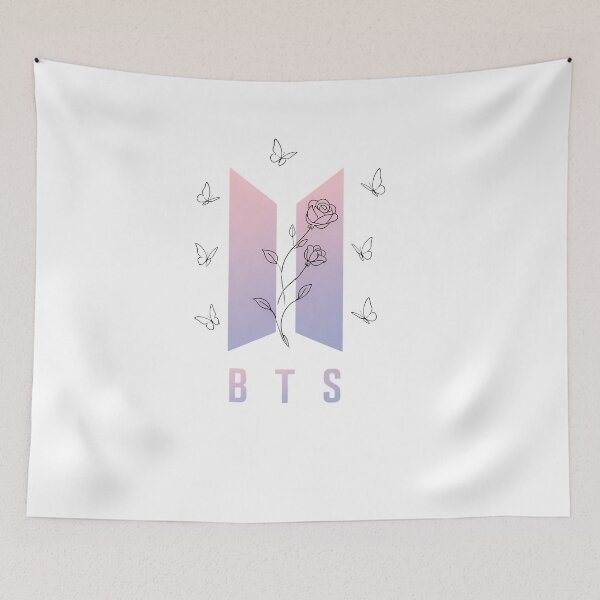 Item preview, BTS Butterfly Logo Shirt, Minimal Aesthetic Kpop Tee, Soft Line Art Fan Gift, Comfort Colors Shirt designed and sold by BerryHand.