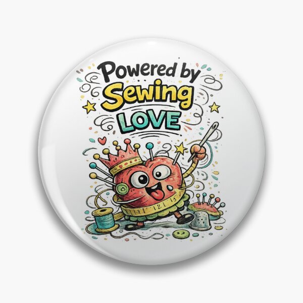Item preview, Powered by Sewing Love | Cute Retro Vintage Sewing Cartoon designed and sold by EverStitchStudio ★★★★★.