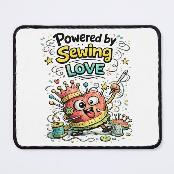 Item preview, Powered by Sewing Love | Cute Retro Vintage Sewing Cartoon designed and sold by EverStitchStudio ★★★★★.