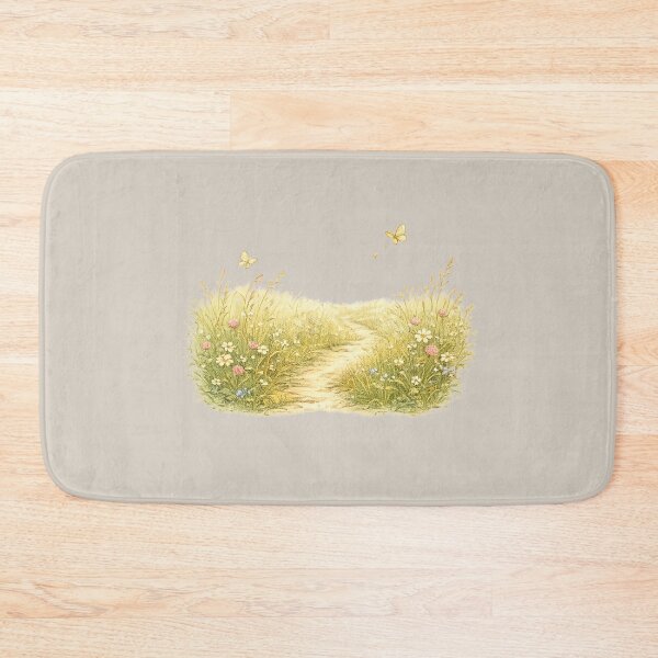 Item preview, Sunlit Meadow Path Wildflower Nature designed and sold by MagicMakerPh⭐⭐⭐⭐⭐.