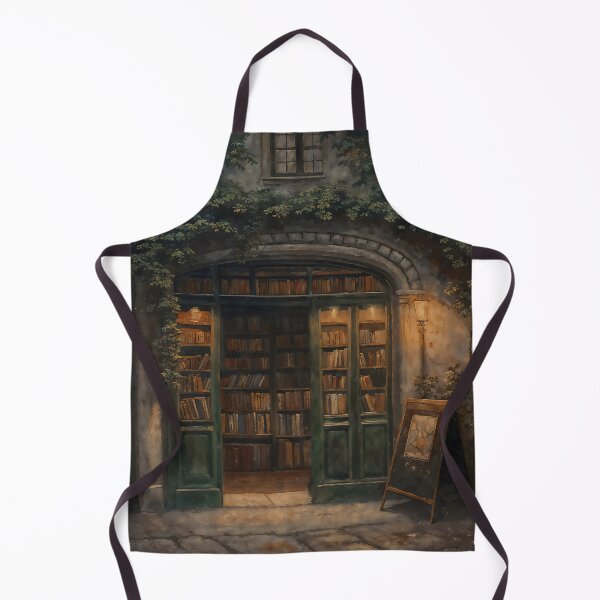 Item preview, Wizards Bookstore Dark Academia Gothic Graphic Art designed and sold by DarkHolyQueen.
