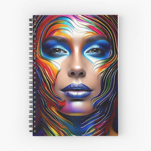 Item preview, Abstract Geometric Fusion Portrait Collection designed and sold by ToxicInkArt.