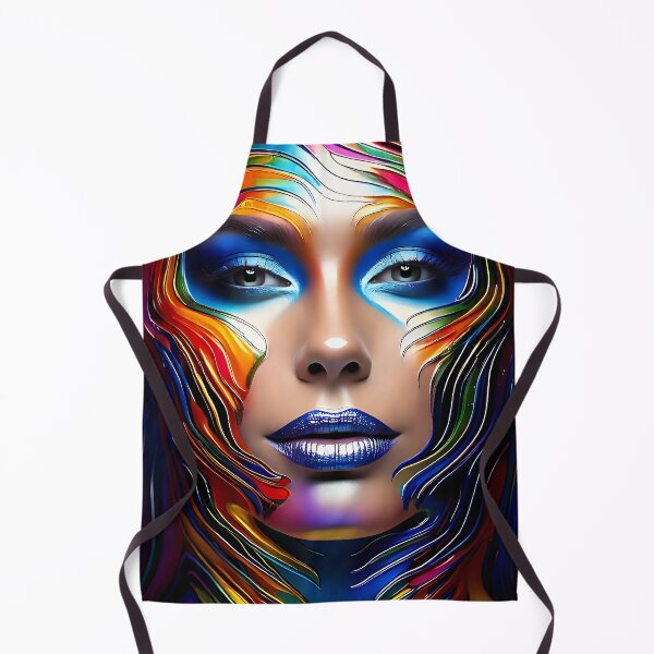 Item preview, Abstract Geometric Fusion Portrait Collection designed and sold by ToxicInkArt.