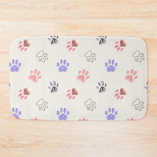 Item preview, Cute Animal Paw Prints Pattern designed and sold by vectalux.