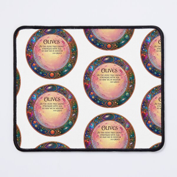 Item preview, Olive Tree Wisdom Inspirational Quote Celestial Moon Art designed and sold by Fatomfatom.