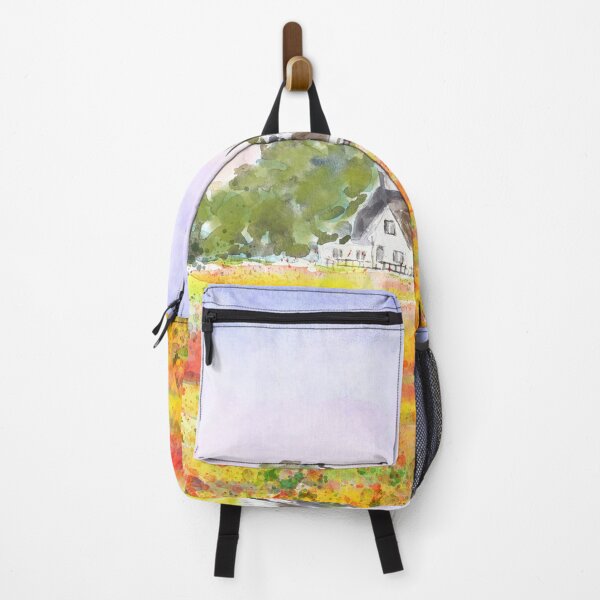 Item preview,  English wildflowers field watercolour painting  designed and sold by ColorandColor.