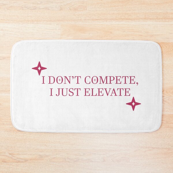 Item preview, I'm not competing, I'm evolving. designed and sold by MewMade.