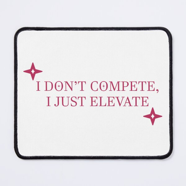 Item preview, I'm not competing, I'm evolving. designed and sold by MewMade.
