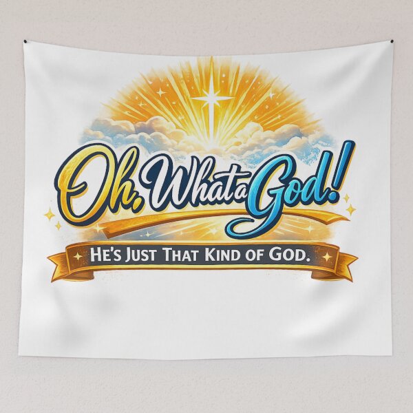 Item preview, Oh What A God He's Just That Kind Of God Shirt designed and sold by JARCollection.