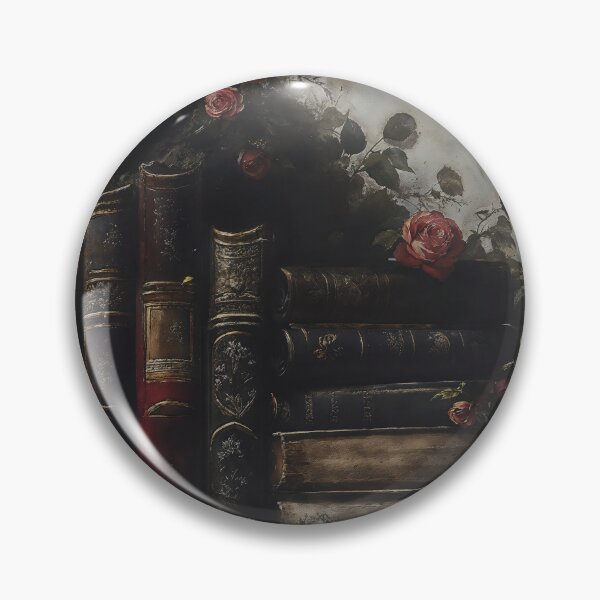 Item preview, Magic Books Stack Dark Academia Gothic Rose Art designed and sold by DarkHolyQueen.