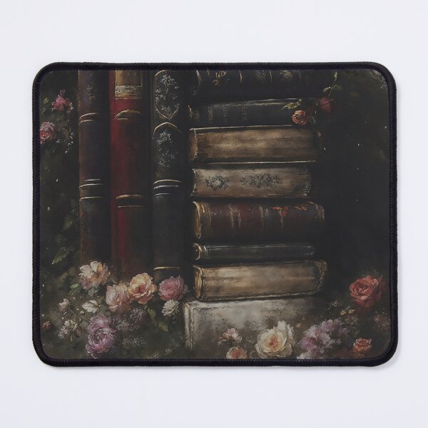 Item preview, Magic Books Stack Dark Academia Gothic Rose Art designed and sold by DarkHolyQueen.