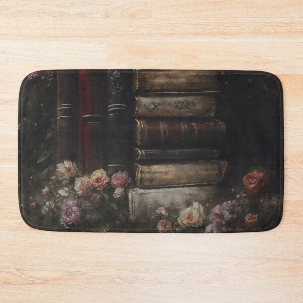 Item preview, Magic Books Stack Dark Academia Gothic Rose Art designed and sold by DarkHolyQueen.