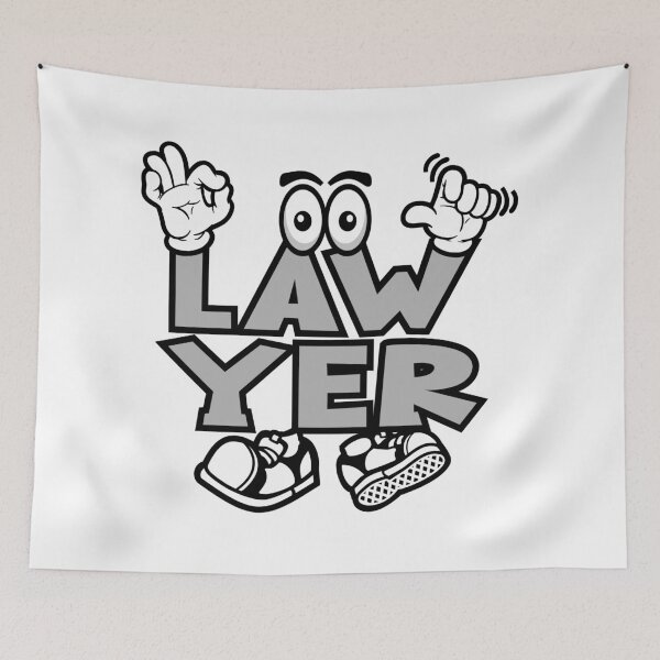 Item preview, Lawyer - PROFESSIONS Lettering Character Bold Retro designed and sold by NFTWords.