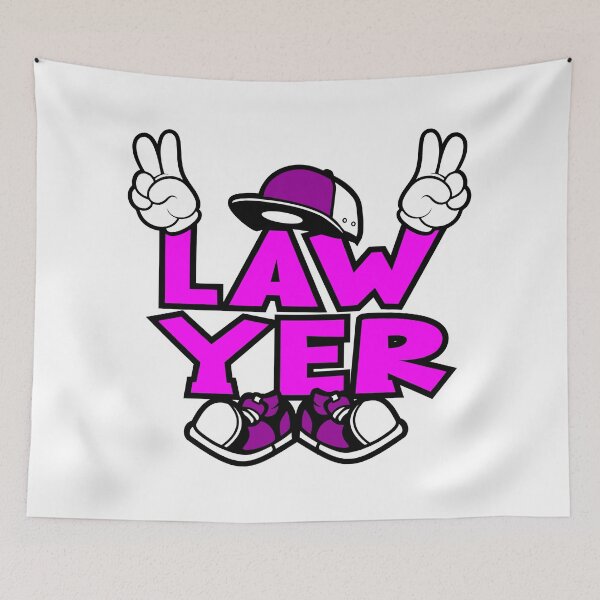 Item preview, Lawyer - WORK Graffitti Comic Words funny designed and sold by NFTWords.