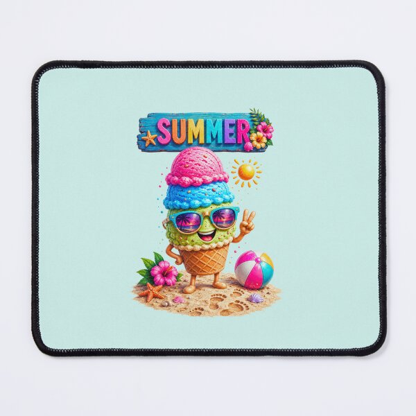 Item preview, Summer Ice Cream Vibes – Cute Beach Ice Cream Cone T-Shirt designed and sold by Aimetoi.