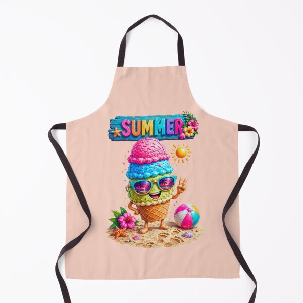 Item preview, Summer Ice Cream Vibes – Cute Beach Ice Cream Cone T-Shirt designed and sold by Aimetoi.