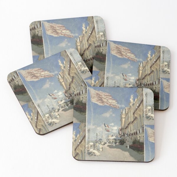 Item preview, Hotel Des Roches Noires Trouville by Claude Monet: Coastal Impressionist Poster designed and sold by artofuniverse.