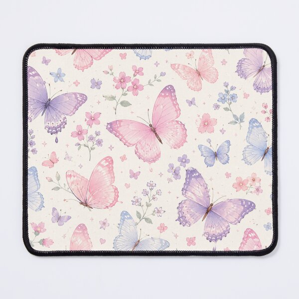 Item preview, Elegant Pastel Butterflies and Flowers designed and sold by 0606PM.