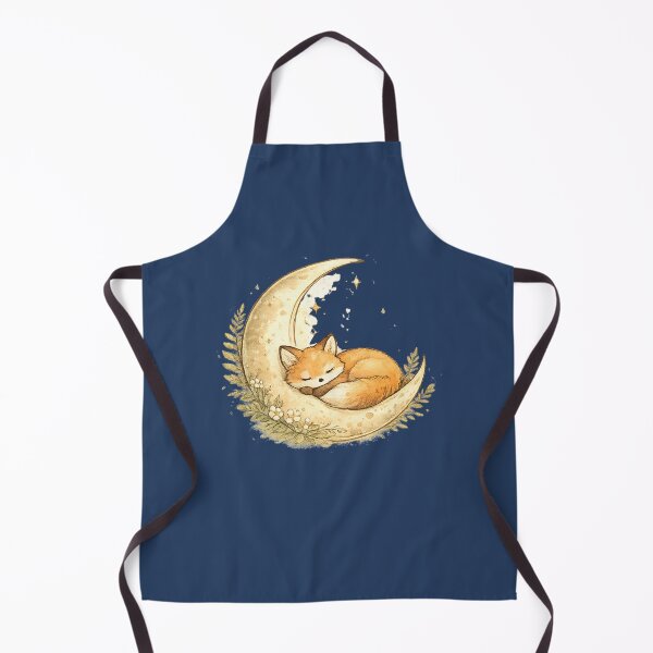 Item preview, Sleeping Fox Crescent Moon Cottagecore  designed and sold by MagicMakerPh⭐⭐⭐⭐⭐.