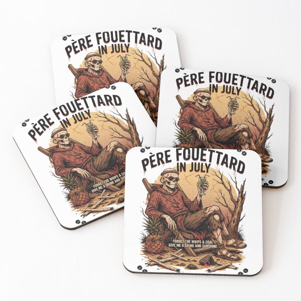 Item preview, Père Fouettard In July – Dark Christmas Folklore Skeleton Horror Funny Beach Shirt V1 designed and sold by DarylWelsh2024.