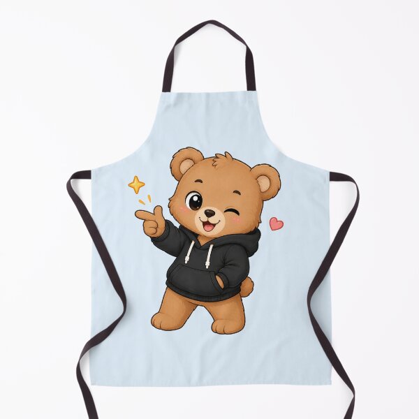 Item preview, Cute Kawaii Teddy Bear Wearing Hoodie designed and sold by Seculinator.