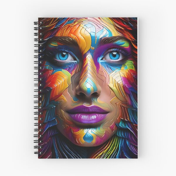 Item preview, Abstract Geometric Fusion Portrait Collection designed and sold by ToxicInkArt.