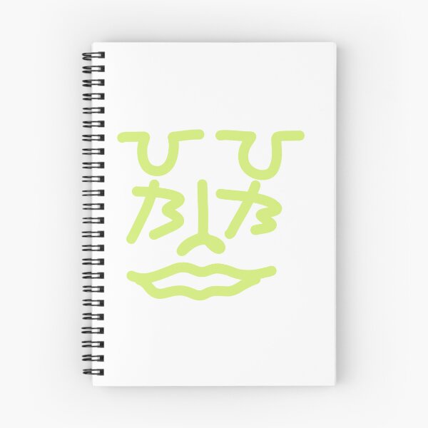 Item preview, Lime Green Abstract Doodle Face – Playful Minimalist Character designed and sold by felipemaldonadoart.