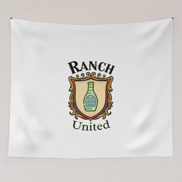 Item preview, Funny Ranch Dressing | Ranch United Football Club Retro Crest designed and sold by SunandShade.