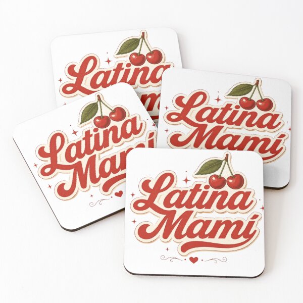 Item preview, Latina Mami Retro Cherry Typography Design designed and sold by AveniaOficial.