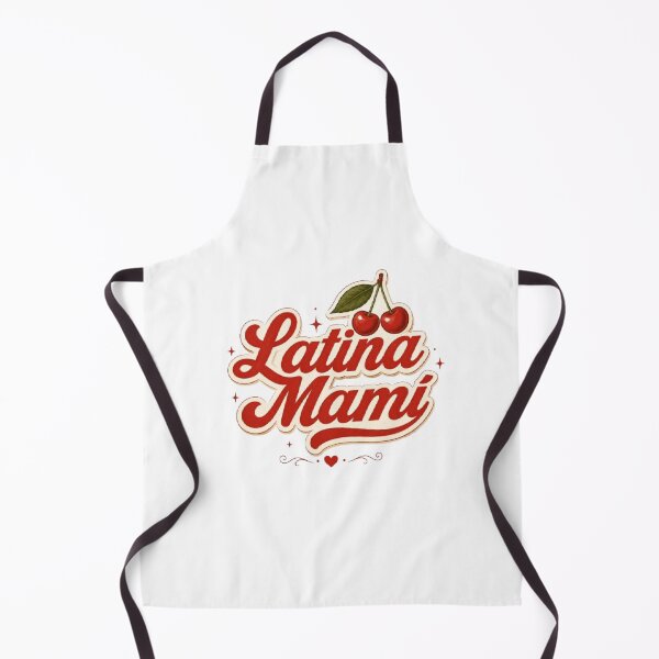 Item preview, Latina Mami Retro Cherry Typography Design designed and sold by AveniaOficial.