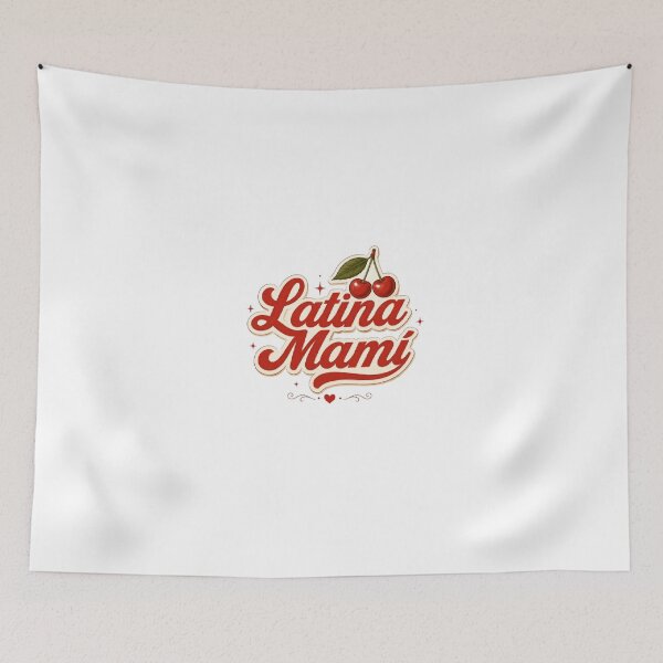Item preview, Latina Mami Retro Cherry Typography Design designed and sold by AveniaOficial.