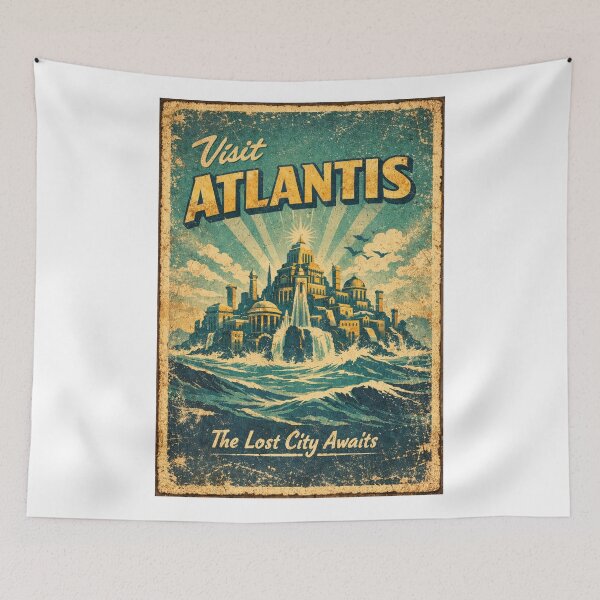 Item preview, Visit Atlantis designed and sold by Misterplankton.