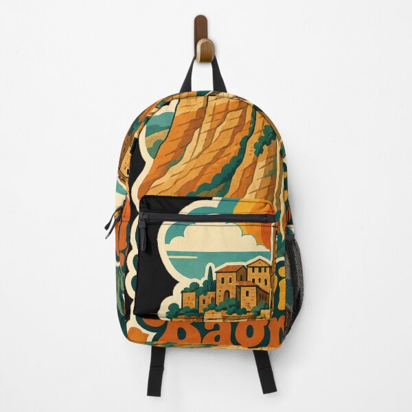 Item preview, Civita di Bagnoregio Italia Recuerdo de viaje - Ilustración retro designed and sold by VisualArtsOasis.