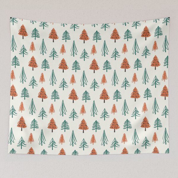 Item preview, Evergreen Tree Pattern Nature Lovers designed and sold by vectalux.