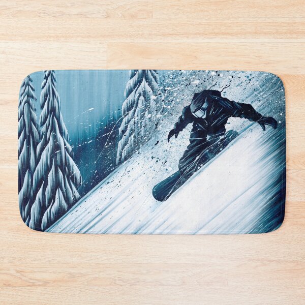 Item preview, Forever Dreaming Of (Version 2) | Alpine Winter Wall Art | Snowboard Art Print by Shred Art designed and sold by Shred Art Studio.