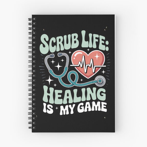 Item preview, Scrub Life Healing Is My Game Nurse Healthcare Shirt designed and sold by Raw Tigers.