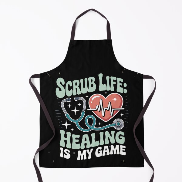 Item preview, Scrub Life Healing Is My Game Nurse Healthcare Shirt designed and sold by Raw Tigers.