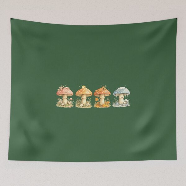 Item preview, Four Seasons Mushroom Cottagecore designed and sold by MagicMakerPh⭐⭐⭐⭐⭐.