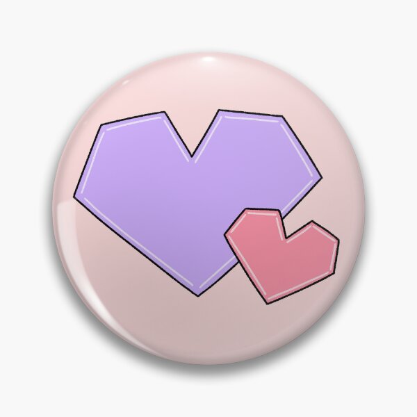 Item preview, Cute Purple and Pink Geometric Hearts Illustration designed and sold by ubborn.