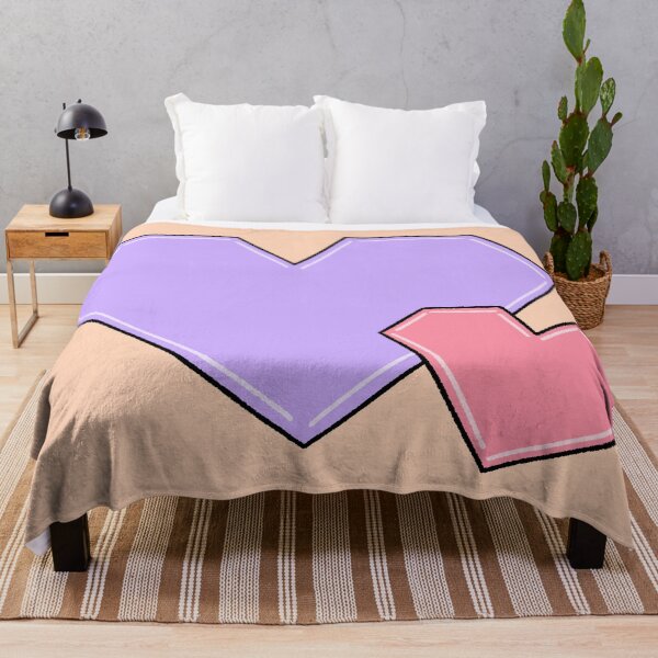 Item preview, Cute Purple and Pink Geometric Hearts Illustration designed and sold by ubborn.