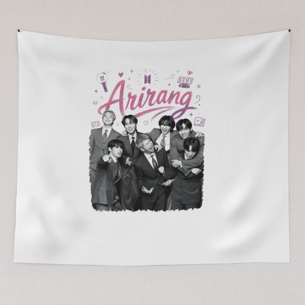 Item preview, BTS Arirang Graphic Tee, Bangtan Boys Vintage Photo Shirt, Kpop Army Fan Gift, Retro Concert Style Merch, Comfort Colors Shirt designed and sold by BerryHand.