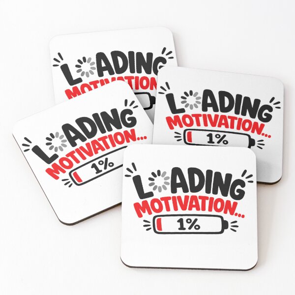 Item preview, Loading Motivation... 1% Funny Low Battery Humor designed and sold by slestore.