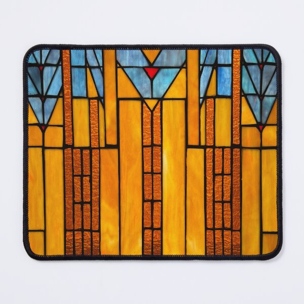 Item preview, Stained Glass Prairie Frank Loyd Wright style designed and sold by BlueLineLAX.