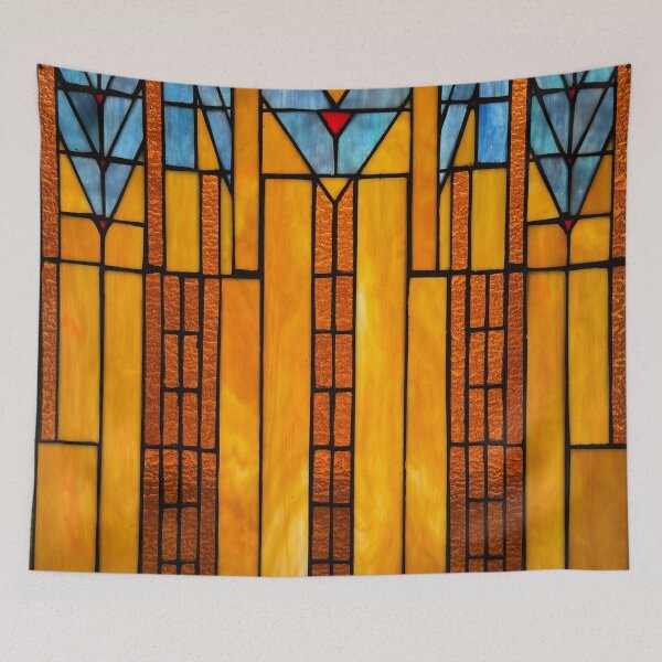 Item preview, Stained Glass Prairie Frank Loyd Wright style designed and sold by BlueLineLAX.