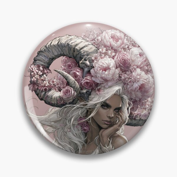 Item preview, Blush Blossom Queen | Floral Fantasy Portrait designed and sold by MythicMood.